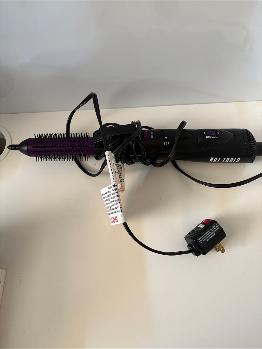 Hot Tools 1" Purple & Black Rotating Hot Air Brush